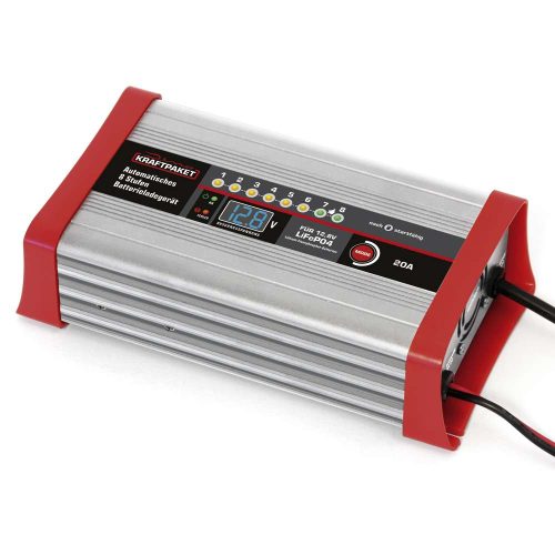 Dino Kraftpaket Ladegerät mit Campingfunktion 12.8 V / 20 A - Batterie-Ladegeräte