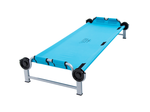 Disc-O-Bed Kid-O-Bed mit geradem Rahmen, ohne Seitentasche, blau - Feldbetten