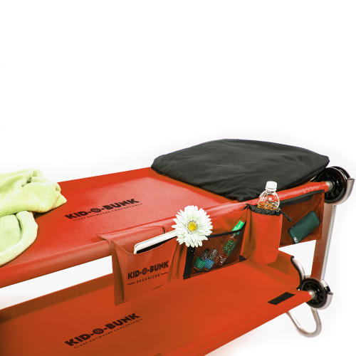 Disc-O-Bed Seitentasche / Organizer für  Kid-O-Bed Einzelbett rot - Möbelzubehör