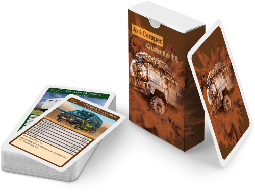 Dolde Medien Quartettspiel 4 x 4 Camper Quartett - Spielsachen