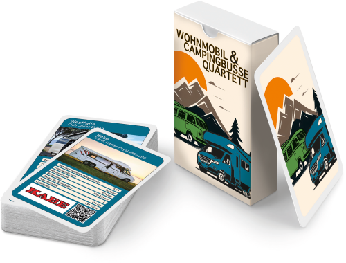 Dolde Medien Quartettspiel Wohnmobil und Campingbusse Quartett - Spielsachen
