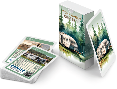 Dolde Medien Quartettspiel Wohnwagen Quartett - Spielsachen