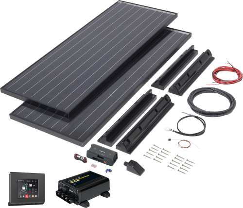 Dometic Büttner Individuell angepasstes Solarkit Autarkie Kit Performance 2 für Freizeitfahrzeuge mittlerer Größe, 2 x 150 W, 80 Zellen - Solar-Komplettsets von Büttner Dometic