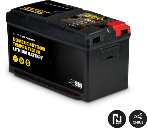 Dometic  Büttner Lithiumbatterie Tempra TLB120 12 V / 120 Ah - Fahrzeug-Batterien