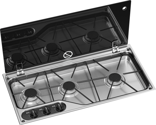 Dometic CVH1700G Kochfeld 3-flammig mit Glasdeckel 700 x 350 mm - Kochfelder