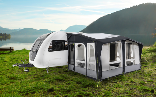 Dometic Club AIR Pro 390 S Aufblasbares statisches Vorzelt Breite 3,9 m Anbauhöhe 235 - 265 cm - Teilvorzelte
