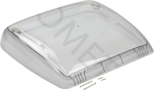 Dometic Glasscheibe für Dachfenster 400 mm x 400 mm transparent / grau - Ersatzteilnummer 4460000024 - Klimaanlagen-Zubehör