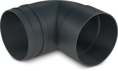 Dometic Kniestück für Kombiheizung Dometic TwinBoost mit Rohrleitung Ø65 mm / Ø72 mm Luftauslässe  - Zubehör Einbau-Heizungen