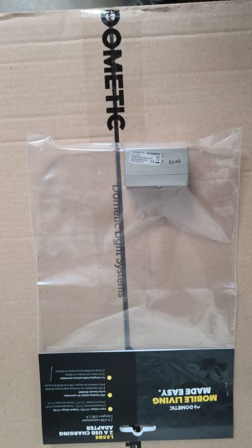 Dometic L55BS Stromschienen-USB 2A Abdeckung chrom - Einbauleuchten & Leuchtmittel