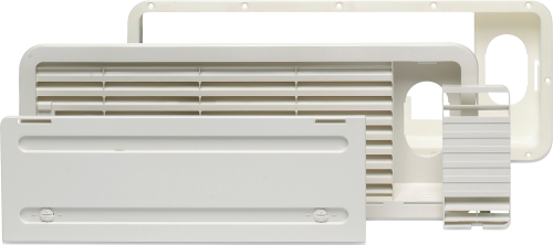 Dometic Lüftungsgitter LS100 für Absorberkühlschränke mit einer Tür, oben, weiß - Kühlschrank-Zubehör