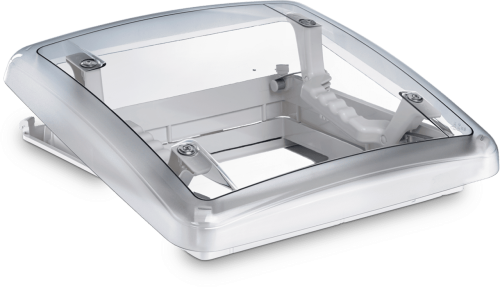 Dometic Mini Heki S FL Dachhaube 40 x 40 cm mit Zwangsbelüftung für Dachstärken von 23 - 42 mm - Dachhauben