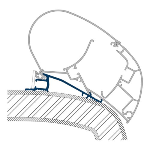 Dometic PR-Adapt Adapter für Dachmarkisen PR 2000 und PR 2500 5,0m - Markisenadapter