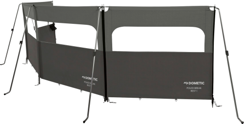 Dometic Poled Break Rest 3 Windschutz 3-teilig Aluminiumgestänge - Sichtschutz & Sonnenschirme