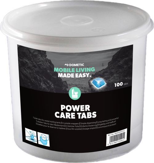Dometic PowerCare Tabs 100 Stück im Eimer - Sanitärzusätze & -flüssigkeiten