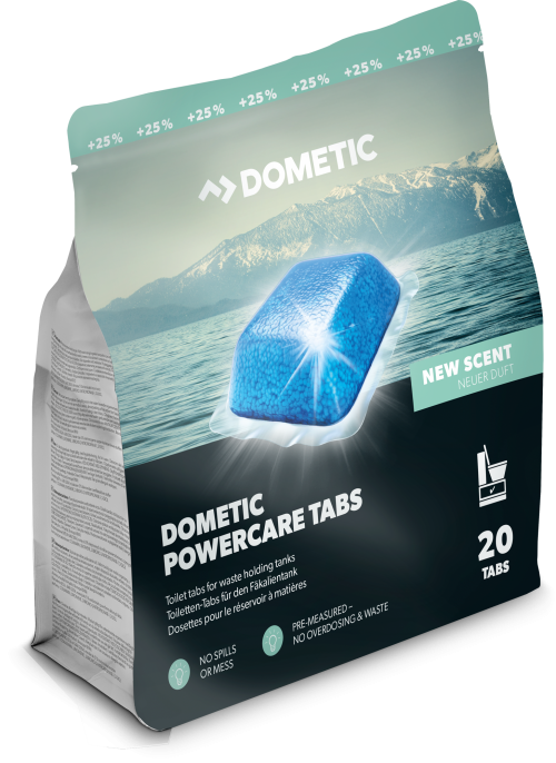 Dometic PowerCare Tabs 20 Stück im Beutel - Sanitärzusätze & -flüssigkeiten