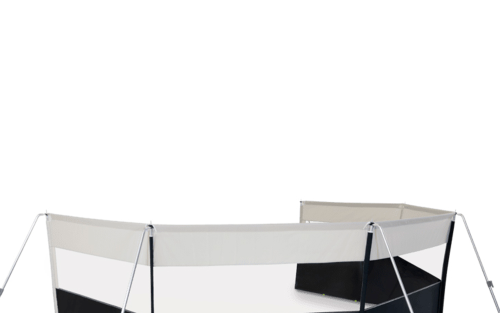 Dometic Pro Windbreak 5 Windschutz mit Gestänge 765 x 140 cm - Sichtschutz & Sonnenschirme