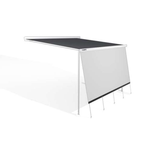 Dometic RainProtect Frontwand passend für Markisen mit Stützbeinen 6 Meter, Regenschutz Markise Vorderwand - Markisenvorzelte & Wände