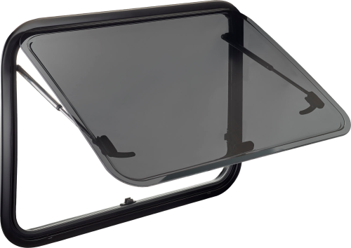 Dometic S7P Stufenlos verstellbares Ausstellfenster abgerundet 230 x 380 mm - Fenster