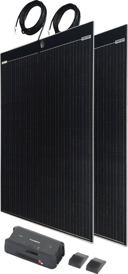 Dometic Solarkomplettsystem Light & Flat schwarz 260 W Modulanzahl 2 - Solar-Komplettsets