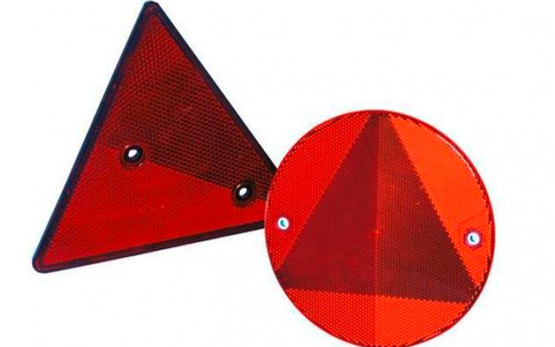 Dreieck-Rückstrahler - Fahrzeugbeleuchtung außen von Hella
