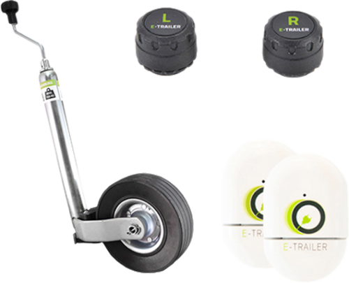 E-Trailer Sicherheitspaket Wohnwagen zur Überprüfung von Reifendruck / Stützlast / geöffneter Fenster - sonstiges Sicherheitszubehör