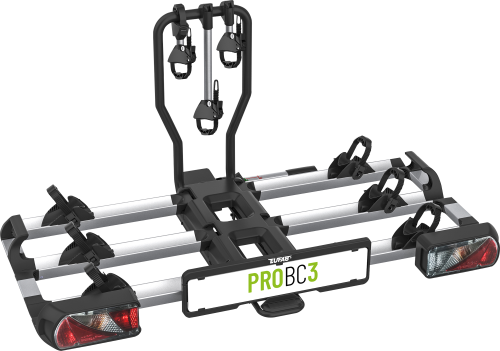 EUFAB Kupplungs-Fahrradträger PROBC3 für 3 Fahrräder, E-Bike geeignet - Fahrradträger für Anhängerkupplungen