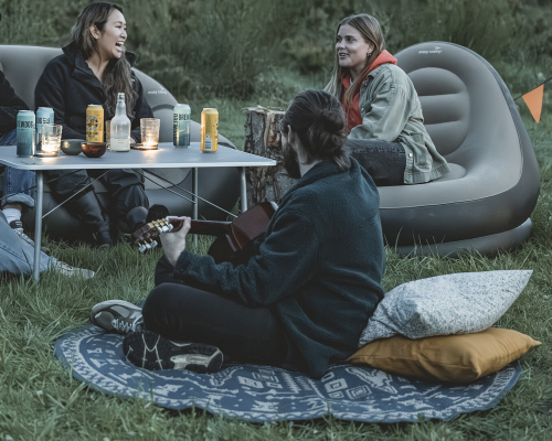 Easy Camp Bilberry Outdoorteppich rund 150 cm - Vorzeltteppich & Zeltboden