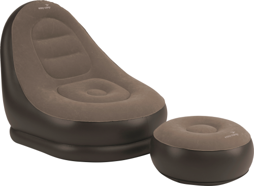 Easy Camp aufblasbarer Sessel mit Fußablage Maple Lounge Set 2 teilig - Relaxsessel
