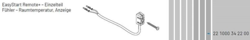 Eberspächer Außentemperaturfühler TP7 R+Timer - Zubehör Einbau-Heizungen