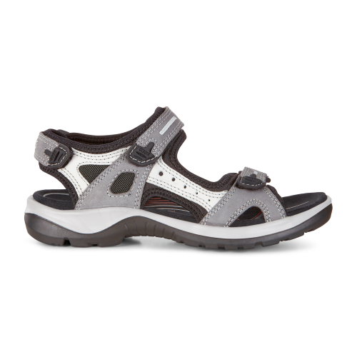 Ecco Offroad Damen Trekkingsandalen hellgrau 38 - Damenschuhe