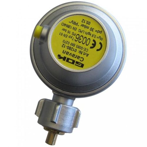 Eckregler T4 30 mbar - Camping-Gasdruckregler von GOK