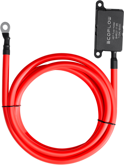 EcoFlow Alternator Charger Sicherungskabel 125 A / 2 Meter - Sicherungstechnik