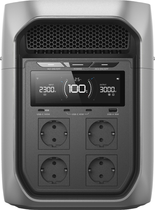 EcoFlow Delta 3 Max Plus Powerstation 2048 Wh 3000 W ohne MwSt. - Powerstations