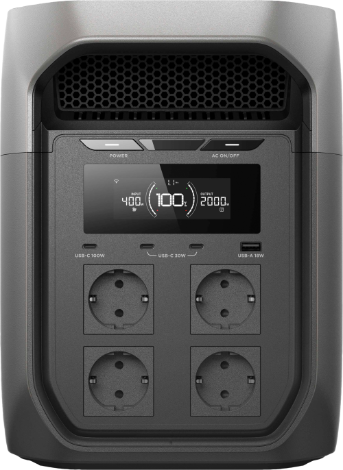 EcoFlow Delta 3 Max Powerstation 2048 Wh 2400 W mit MwSt. - Powerstations