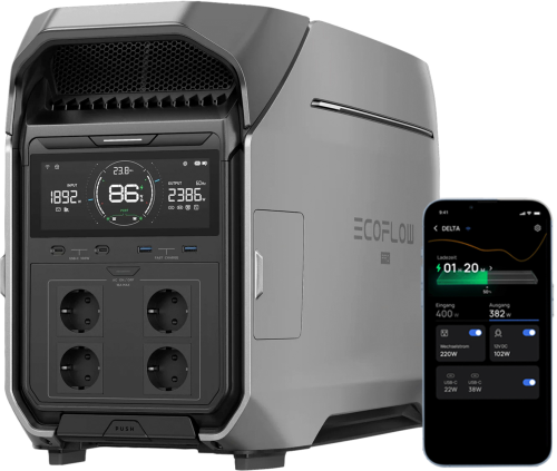EcoFlow Delta 3 Pro Tragbare Powerstation 4 kWh 4.000 W - Powerstations
