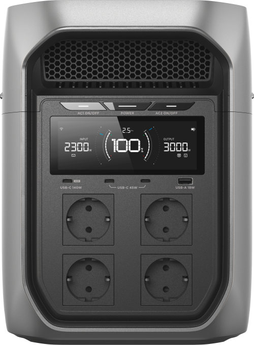 EcoFlow Delta 3 Tragbare Powerstation 1 kWh 1.800 W - Powerstations