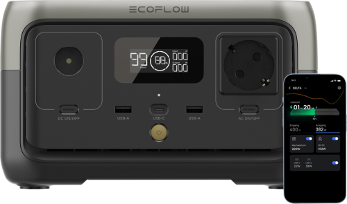 EcoFlow River 2 Tragbare Powerstation 256 Wh 300 W - Powerstations