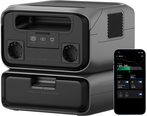 EcoFlow River 3 Max Tragbare Powerstation 572 Wh 600 W - Powerstations