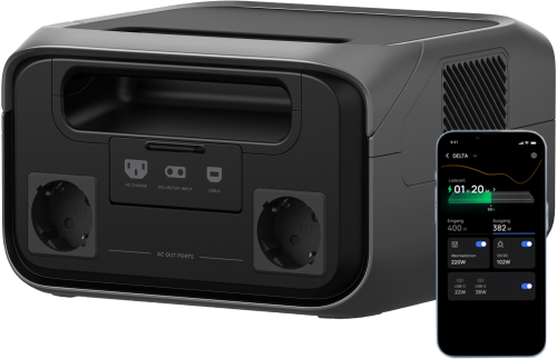 EcoFlow River 3 Plus Tragbare Powerstation 286 Wh 600 W - Powerstations