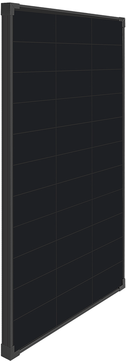 Ective BSP 100 Black Slim Solarmodul Monokristallin 100 W  - Solarmodule