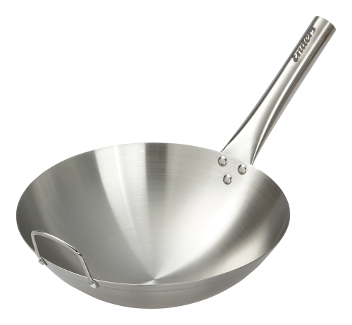 Enders Edelstahl Wok 32 cm - Camping Pfannen & Woks