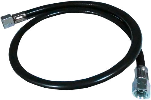 Enders Gasschlauch G ¼‘‘ LH mit Überwurfmutter schwarz Ø 6,3 mm 80 cm - Enders