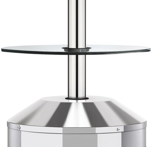 Enders Glastisch höhenverstellbar passend für Elegance Terassenheizer Durchmesser 37 cm - Zubehör Campingheizungen