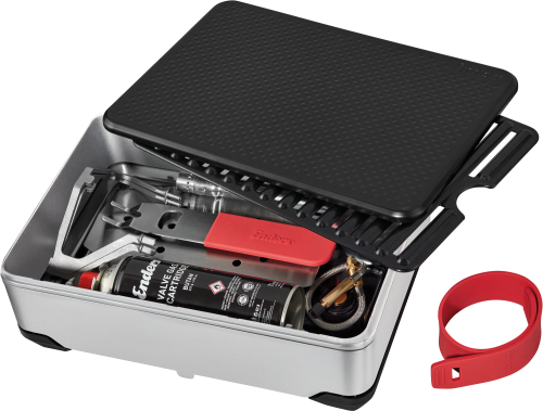 Enders Kocher Pace mit praktischem Schneidebrett Deckel - Kartuschenkocher