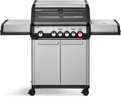 Enders Monroe Pro 4 SIKR Turbo Gasgrill silber - Gasgrills