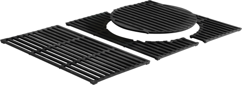 Enders Switch Grid Hyde 4 Grillrost emailliertes Gusseisen mit herausnehmbarem Rundelement 42 x 64 cm - Grillroste, Pfannen und Platten