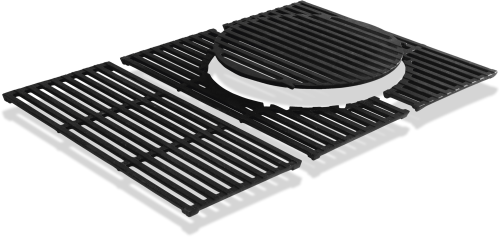 Enders Switch Grid Uniq Pro 3 Gussrost emailliertes Gusseisen mit herausnehmbarem Rundelement 68 x 49,5 cm - Grillroste, Pfannen und Platten