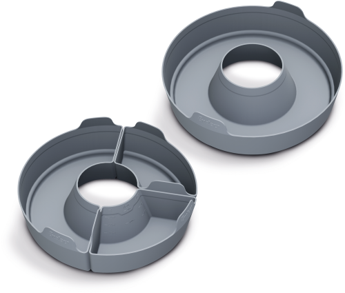 Enders Vamo Silikonformen-Set hitzebeständig und flexibel 4-teilig - Auflauf- und Backformen