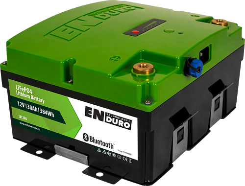 Enduro LI1230BT LiFePO4 Lithium Batterie 30 Ah 12V mit Bluetooth - Fahrzeug-Batterien