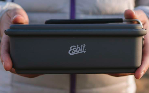 Esbit CS1100HA Trockenbrennstoff Aluminium Kochset 1,1 Liter - Taschenkocher